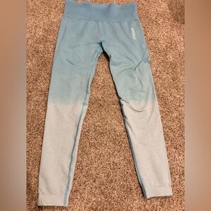 Gymshark Light Blue Ombre High-Waist Leggings